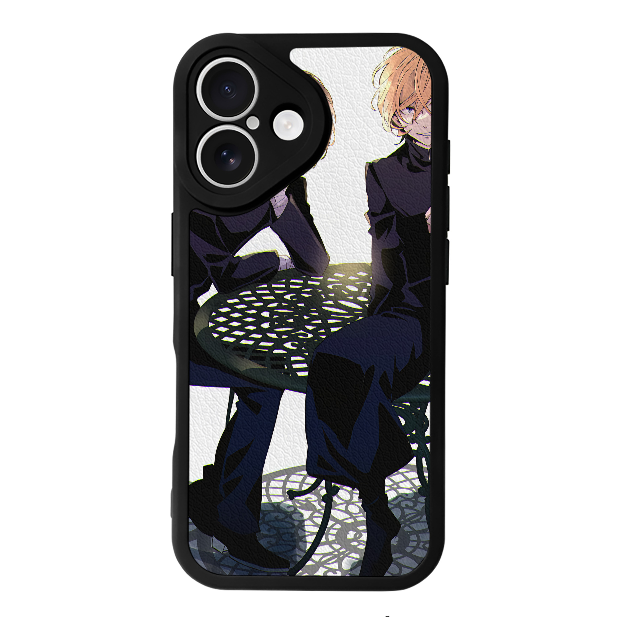 （画像用） 文豪ストレイドッグス Bungo Stray Dogs 【iPhone 16シリーズ対応】シリコンスマホケース（レザー調） 材質：シリコン